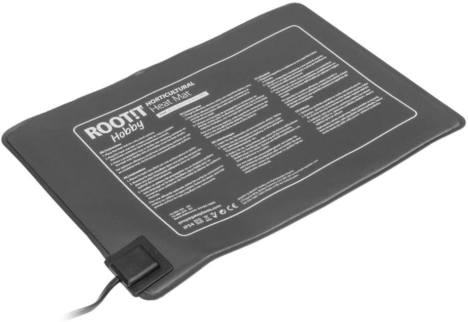 Root It Hydroponics Heat Mats & Thermostat Heated Propagation Heaters All Sizes (250cm x 35cm - Small)