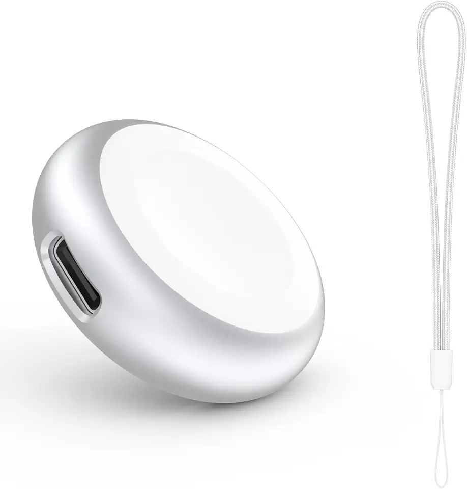 MoKo Portable Watch Charger Compatible with Apple Watch, Silver
