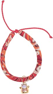 Gargantilha Gargantilha Gargantilha Acessórios Gola De Gravata De Gato Sino Vermelho Japão Gargantilha