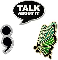 Vista 16 de PinMart's Suicide Prevention And Mental Health Awareness Enamel Lapel Pin - Enamel Pin Set and Lapel Pins Bulk for Backpacks, Bags, Hats, or Talk