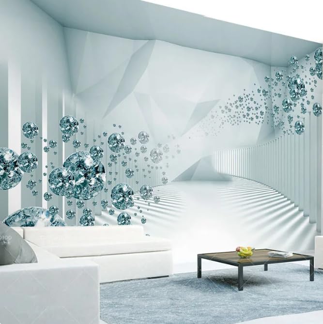 Photo peinture murale 3D grand format papier peint espace moderne