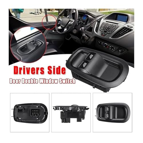 Interrupteur de bouton de commande de vitre électrique double pour Custom et Transit MK8 - 3