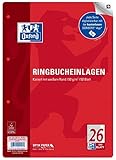 ringbucheinlagen a6 50 Blatt bzw. 100 beschreibbare Seiten mit der Lineatur 25 - kariert mit weißem Rand