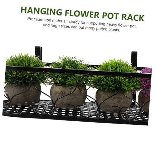 Support suspendu pour pot de fleurs idéal balcon et cour extérieure