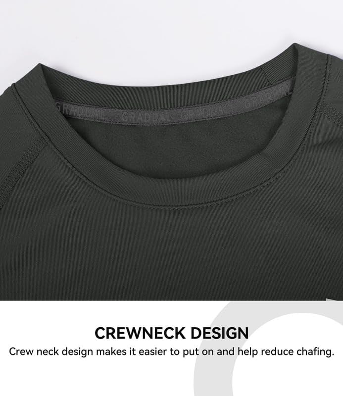 G Gradual Youth Boys Compression Thermal Shirt Long Sleeve Fleece Undershirt for Boy Football Baseball Soccer Base Layer - Image 4