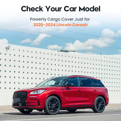 Image of Powerty Cargo Cover for 2020-2024 Lincoln Corsair Accessories