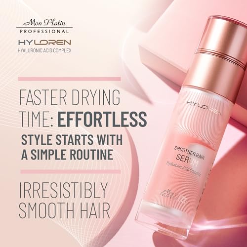 Hair Smoothing Straightening Serum with Hyaluronic Acid for Straight Hair, Anti Frizz Hair Serum, Hair Straightening Treatment, Straight hair products for Soft, Shiny Hair 50ml - Image 6