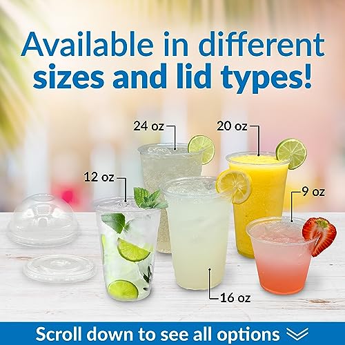 image for Reli. Plastic Cups, 24 oz (100 Pack Bulk) | Clear Plastic Cups | 24 oz