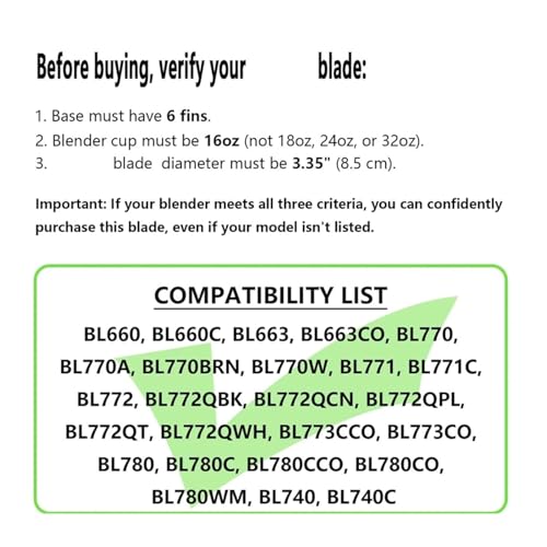 Blender Ninja en panne ? Lame compatible BL660 BL770