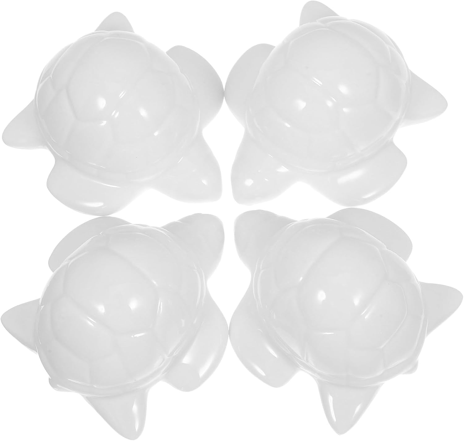 Toddmomy 4pcs Ceramic Turtle Toilet Bolt Covers White Decorative Toilet Screw Caps for Bathroom Floor Bolts Replacement Parts with Sea Turtle Design