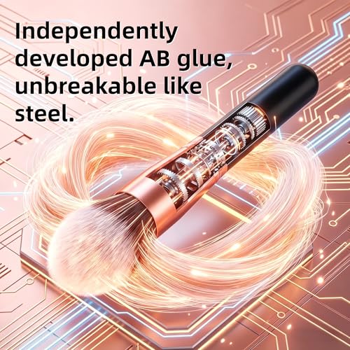 Makeup Brushes BS-MALL Premium Synthetic Foundation Powder Concealers Eye Shadows Makeup 14 Pcs Brush Set, Rose Golden, with Case