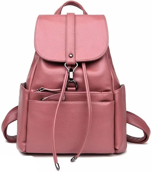 jaisom Stylish Backpack for Women and Girls| Leather Girl's Travel Casual Collage Bag| Waterproof Anti Thief School Bags| Tuition | Travel| Daypack Bag. (Double Zip-MN)-picture-56