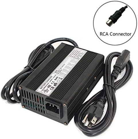 42V 3A Battery Charger Output 36V 2A Charger Input Lithium Li-ion Li-Poly Charger for 10Series 36V Electric Bike (42V3A RCA)