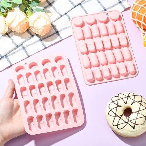 Moule silicone pilule souple et antiadhésif pour mousse et pudding - 5