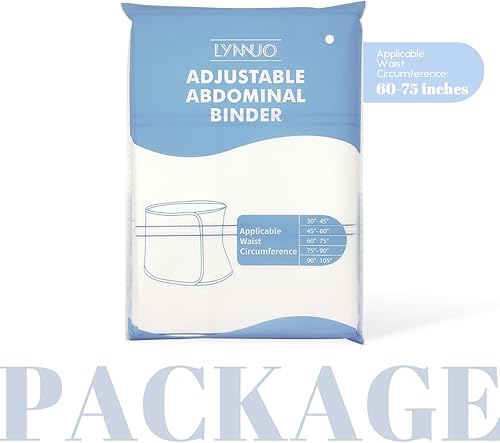 Miniatura 10 de Faja abdominal poscirugía, 9 pulgadas de ancho, faja de cintura posparto para recuperación de la sección C (45 - 60 pulgadas)