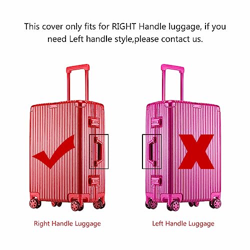 Dog Bone Paws Luggage Cover Custom Name Suitcase Cover Elastic Washable Travel Suitcase Protector Fits Style 13