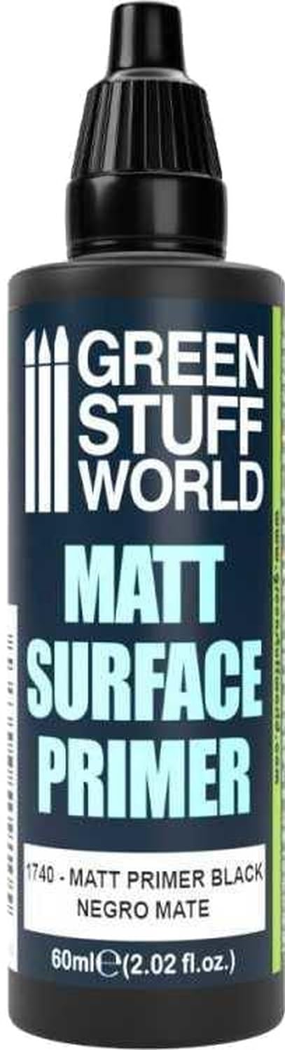 Green Stuff World Black Matt Surface Primer -60Ml -1740