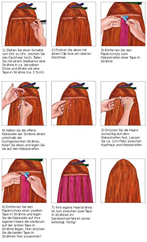 Just Beautiful Hair - 10 x 2.5 g Fasce Adesive