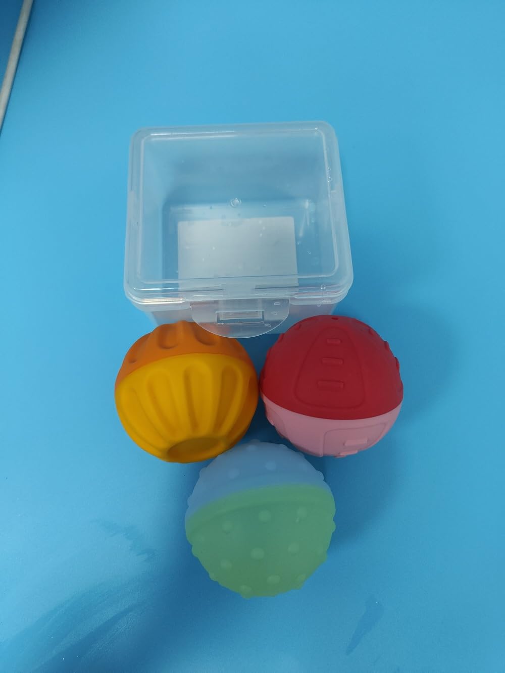 3 Packs Baby Sensory Toys Reusable Water Balloons Food-Grade Silicone Bath Toys for Toddlers 1-3 BPA Free Textured Soft Balls Montessori Infant Baby Toys 6 to 12 Months Girls Boys Gift