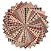 40 Farmhouse Red Charm Pack, 5 inch Precut Cotton Homespun Fabric Squares by JCS