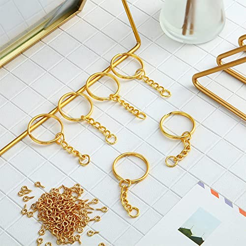 360 Pezzi Split Key Ring con Catena Set, Anelli di...