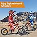 Tuttio ARC-I Kids-Electric-Dirt-Bike - 750W Mini-Dirt-Bike 22MPH, 468WH, 16 Inch Tires Electric-Motorcycle for Age 5-8, Max Load 165LBS (Gold)