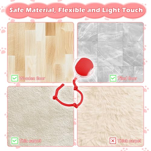 KEWUZY-Katzenspielzeug-Elektrisch-mit-LED-Licht-Interaktives-Katzenspielzeug-360-Grad-Ball-Automatischer-Modellierung-Katzenball-mit-Seil-USB-Wiederaufladbarer | Dealmeister.io Alt tag für bilder post titel