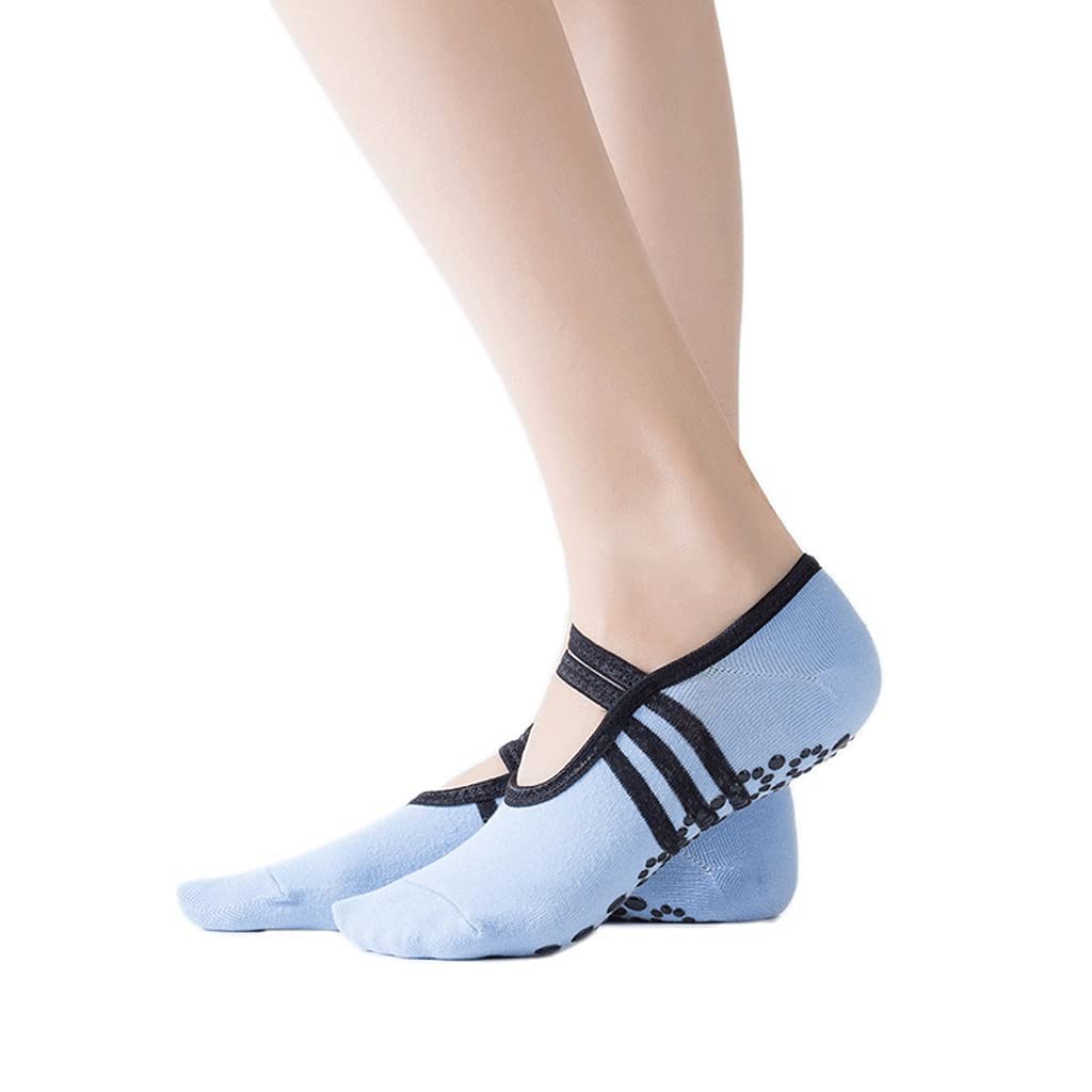 2020 Joga Pilates Balet Skarpetki Dance Sock Sock Moda Kobiety Oddychające Otwórz Backless Backless Skarpetki Rowerowe Anti Slip Attleta Sport Skarpety (Kolor: Różowy Rozmiar: (może nosić w odle