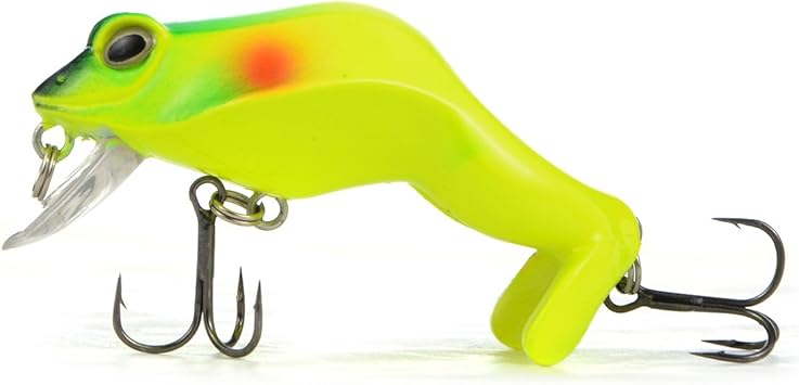Amazon Co Jp Cabo Divingハードプラスチックカエルルアー釣り餌 イエロー スポーツ アウトドア