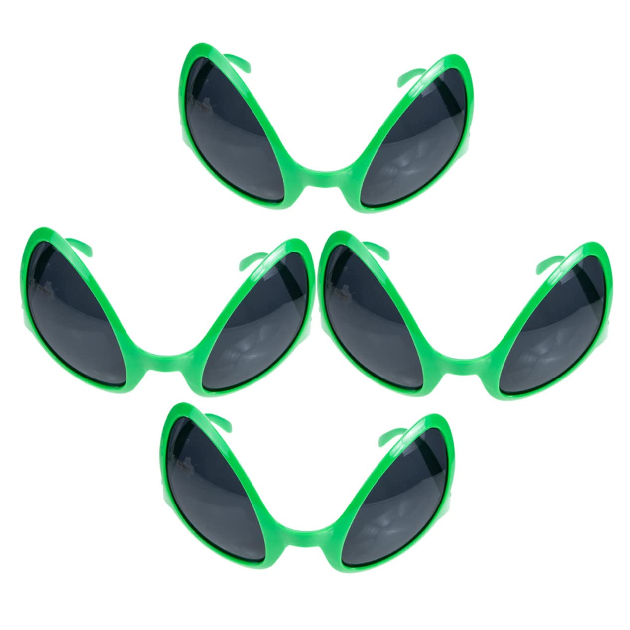 Cabilock 4Pcs Alien Glasses for Adults Fun Alien Eyewear Cosplay Costume Accessory for Parties Events Unique Playful Design for Memorable Moments