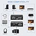 HDMI Splitter 1x1 Audio Extractor 4K 60Hz Atmos CEC EDID/Down-Scale/HDCP Switch Fit Various Video- SPDIF 5.1CH Optical Toslink,Stereo Audio Breakout, HDMI Repeater Digital De-embedder Decoder EX11PRO