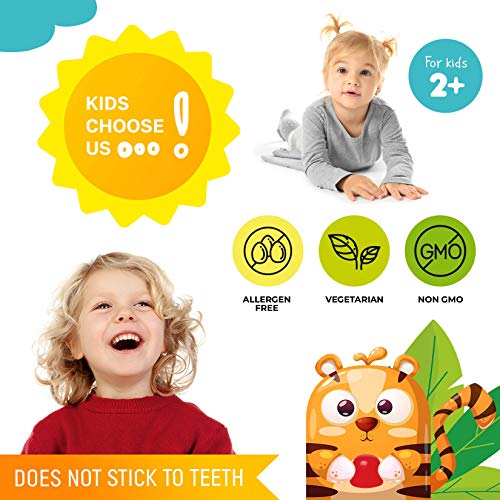 Omega 3 Dha Gummies And Vitamin D Gummies For Kids & Adults - No Fish Oil And Gluten Free Immune Health Plant Based Fiber Chewable #TOP5