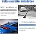 Car Shark Fin Antenna, for VW for Golf3 Golf5 Golf6 Golf7 for GTI 2000-2024 ABS Roof Style Radio Signal with Adhesive Base