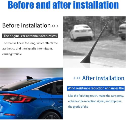 Antena de aleta de tiburón para Mercedes Benz GLC Coupé C253 2017-2022 4