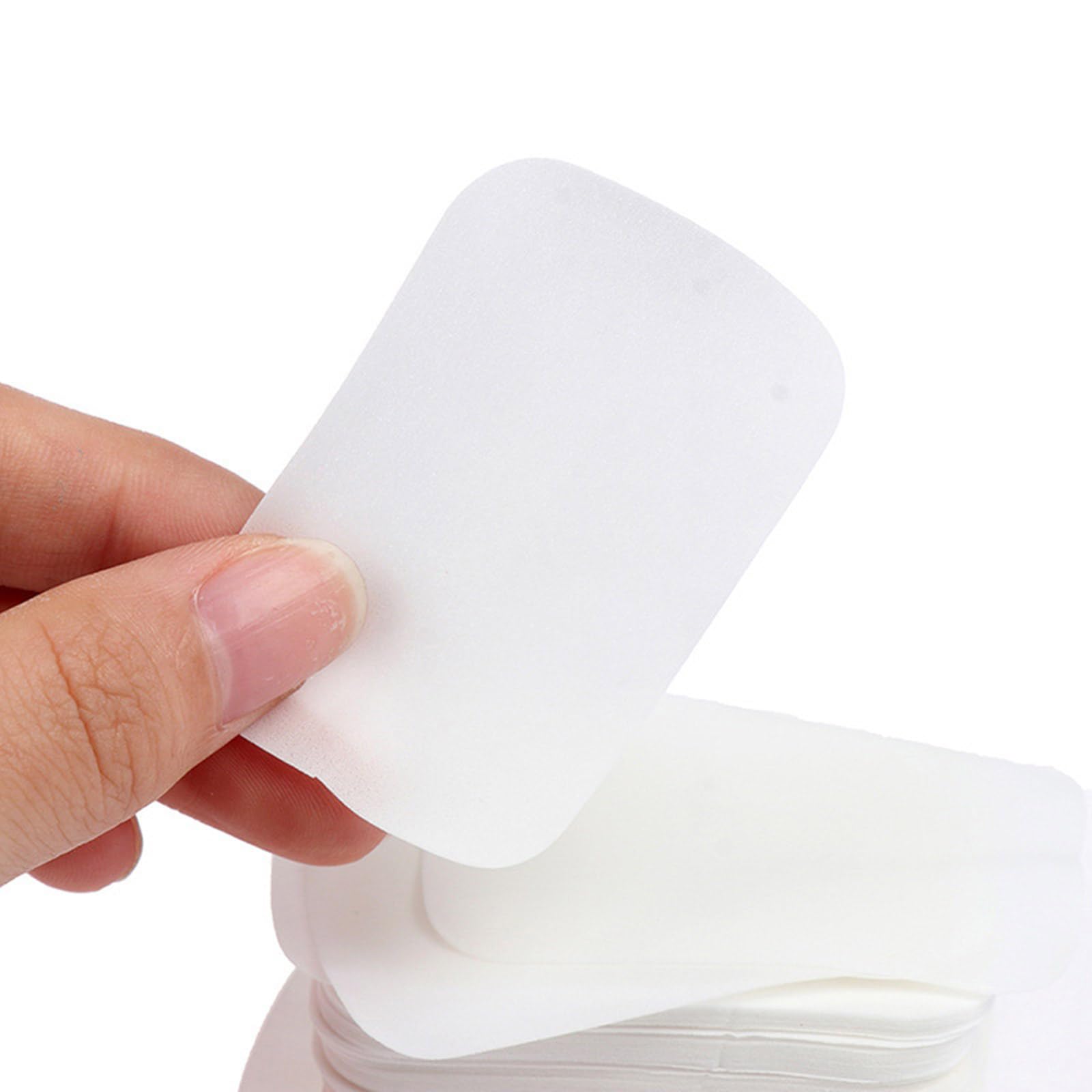 staol 100/200/500x Paper Soap Sheets Portable Soluble Soap Paper Sheets Disposables Hand Washing Soap Sheet for Travel Outdoor Compact Soap Sheets