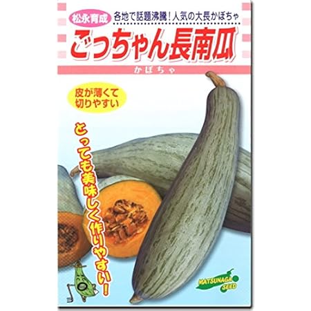 Amazon カボチャ 南瓜 種子 ごっちゃん長 かぼちゃ 10粒 野菜