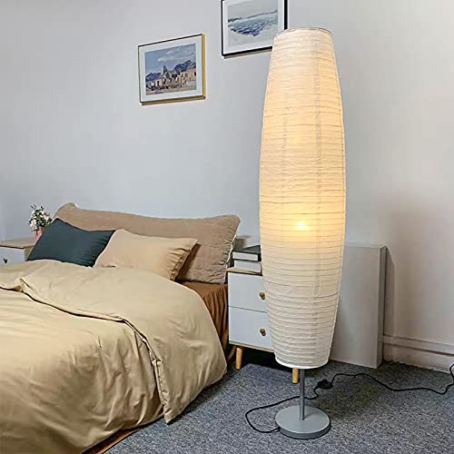 Lampe en papier lumière ambiante douce pour table de nuit et chevet