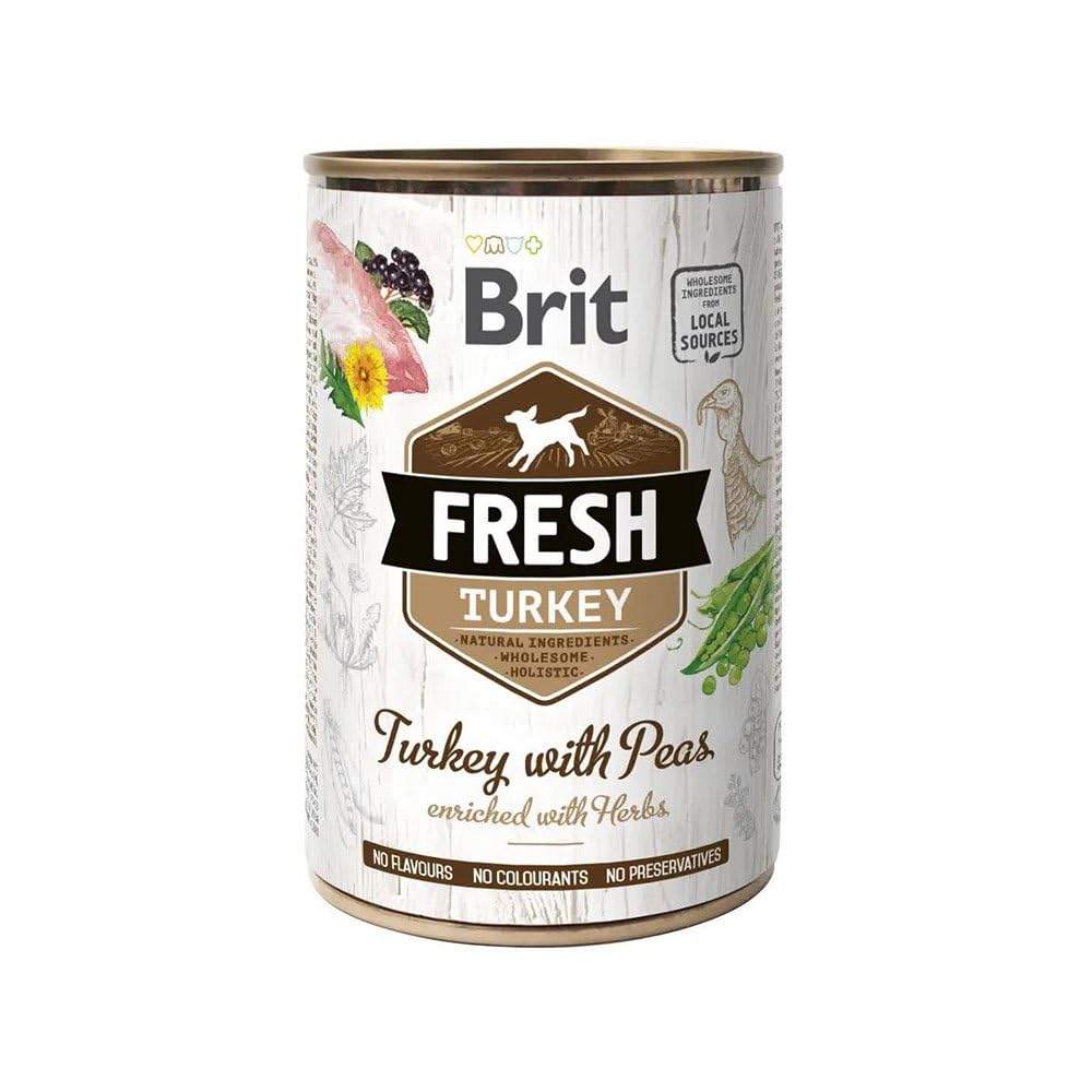 Brit Petits Pois De Dinde Frais 400g 6 Unités Multicolor One Size