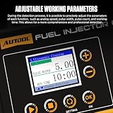AUTOOL CT500 Tester i urządzenie do czyszczenia wtryskiwaczy paliwa, 220 V, samochodowy, 6-cylindrowy, GDI, EFI, FSI, zestaw narzędzi do czyszczenia wtryskiwaczy paliwa, tester wtryskiwaczy paliwa do