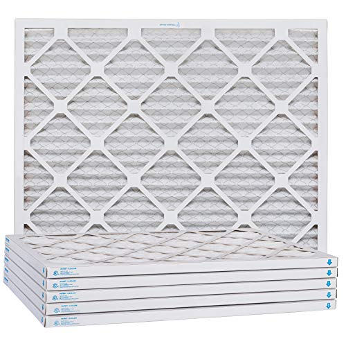 Eco-Aire 18X28X1 Merv 13, Pleated Air Filter, 18X28X1, Box Of 6, Made In The Usa #TOP2