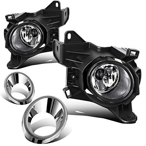 AUTOSAVER88 Fog Lights Compatible with Nissan Pathfinder 2013 2014 2015 2016 (Clear Lens with Bulbs & Wiring Harness)