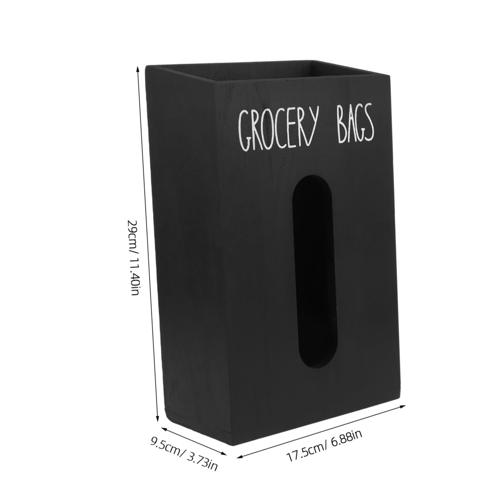 GLEAVI Organizador de Bolsas de Basura de Madera de Almacenamiento de Bolsas de Caja de Almacenamiento y Encimeras Hogar y Oficina