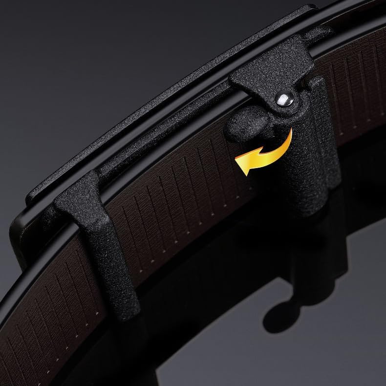 Men's Belt Middle-Aged and Young Casual Belt Scratch Resistant Belt(120cm)4