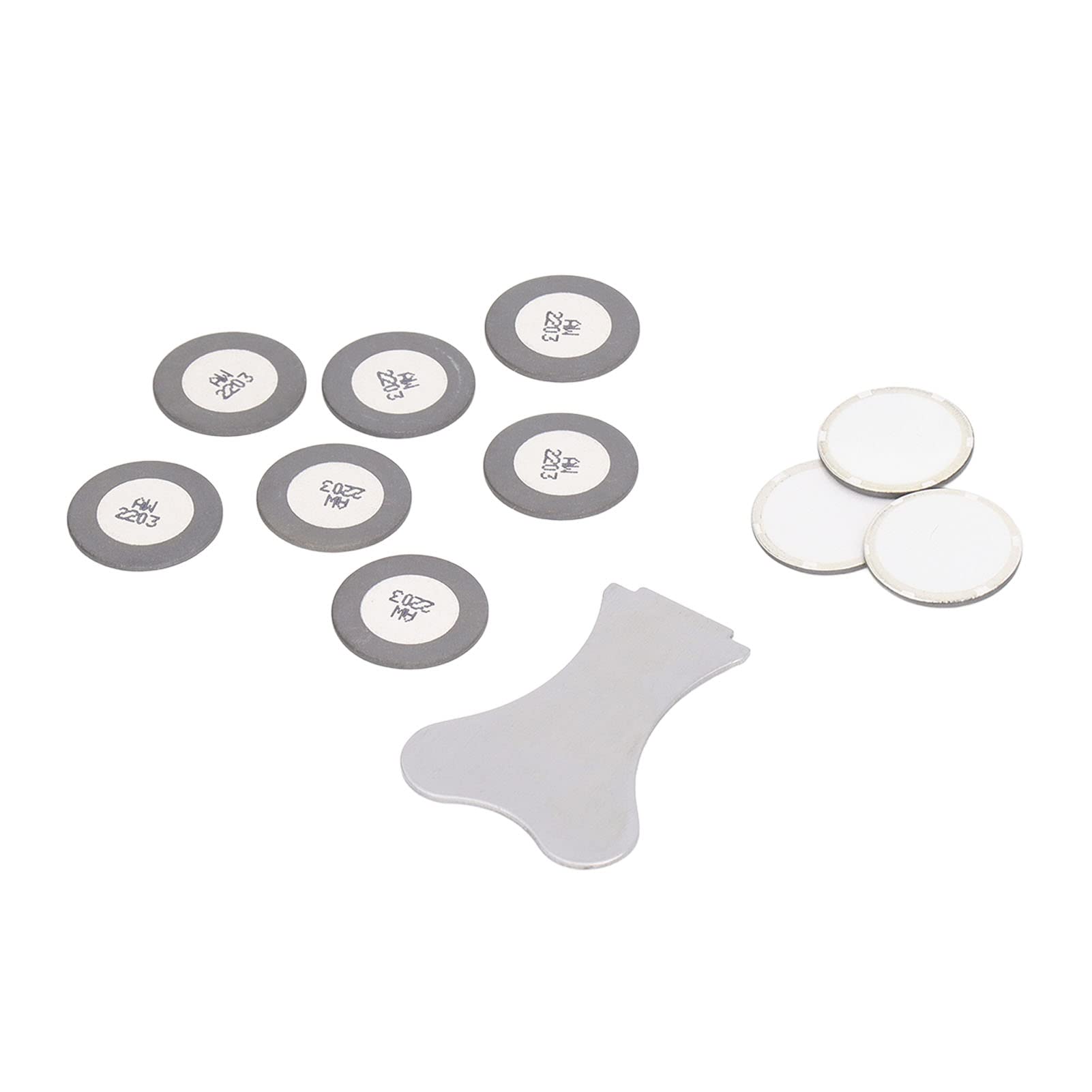 Gedourain Disco ceramico per nebulizzatore a ultrasuoni, Kit di Dischi Rm0920 20 Mm 3500H, Set di Accessori per atomizzatore 10Pcs 1.7MHz, Facile Installazione per umidificatore