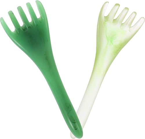 Healeved Gua Sha Facial Tool 2Pcs Beeswax Gua Sha Scraping Massager Stick Tool Traditional Chinese Guasha Scraper for Spa Face Hand Body Leg Arms