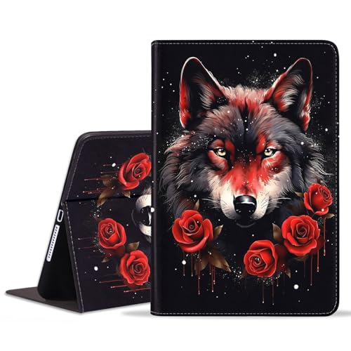 Étui pour Samsung Galaxy Tab A11 Plus 2025 housse de protection 11 pouces loup rose