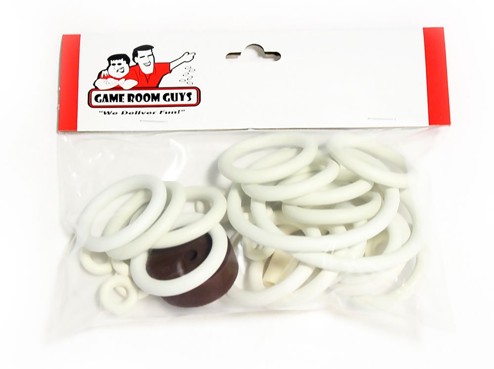 Game Room Guys Genco Triple Action Pinball White Rubber Ring Kit