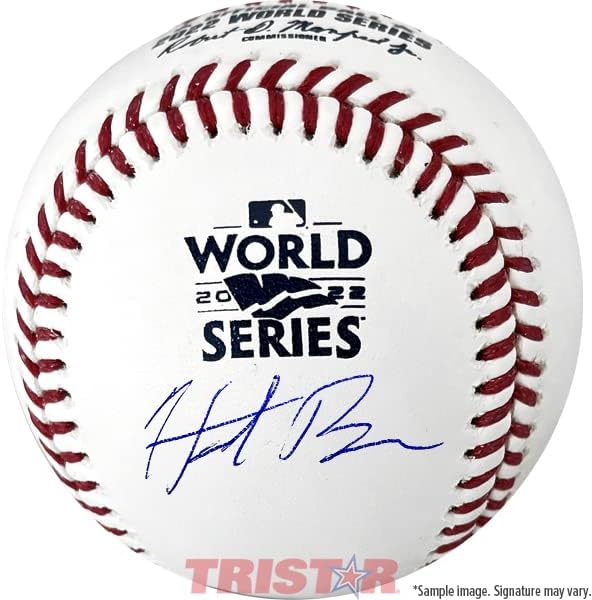 Hunter Brown Signed Autographed Official 2022 World Series Baseball TRISTAR