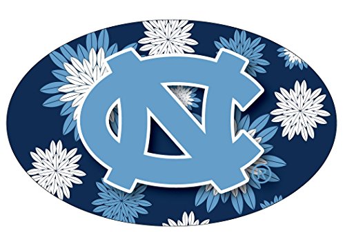 UNC Tar Heels Floral Oval Magnet Single Officially Licensed Collegiate Product