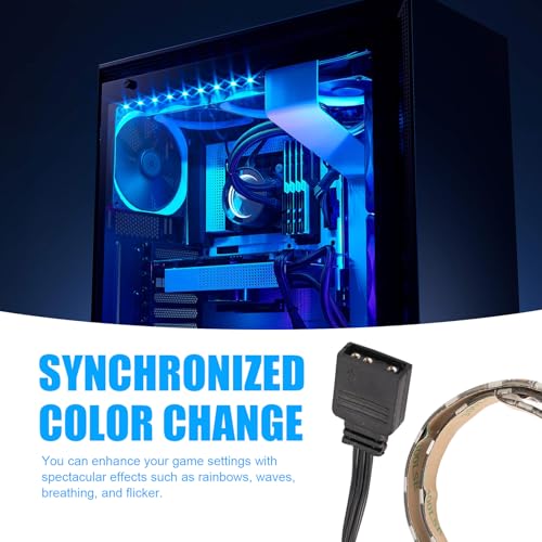Tira LED RGB para Gabinete PC 0.5m 5V 3-Pin miniatura 6